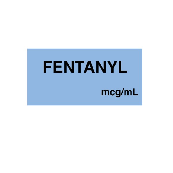 Tape, Fentanyl, mcg/2 x 1-1/2 Blue w/Black, PK6